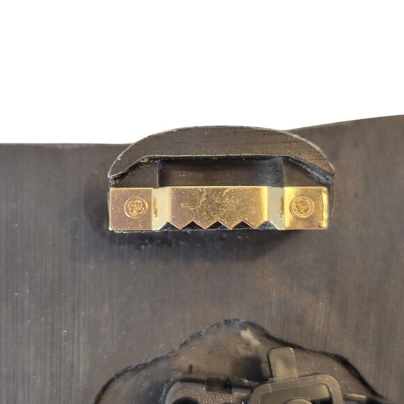 Rare Allen Designs Coffee Freak Wall Clock Studio Art Funky Mug Face 13x9" Works - Picture 6 of 16